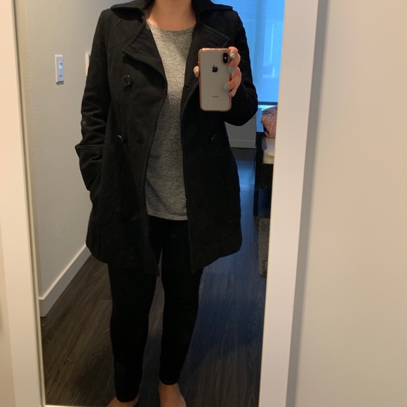 Calvin Klein Jackets & Blazers - Calvin Klein Black Coat Size:4